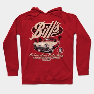 Biff's Auto Detailing Classic Car Worn Hoodie